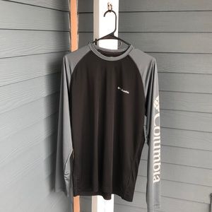 Columbia Long sleeve Black/Grey Fishing shirt